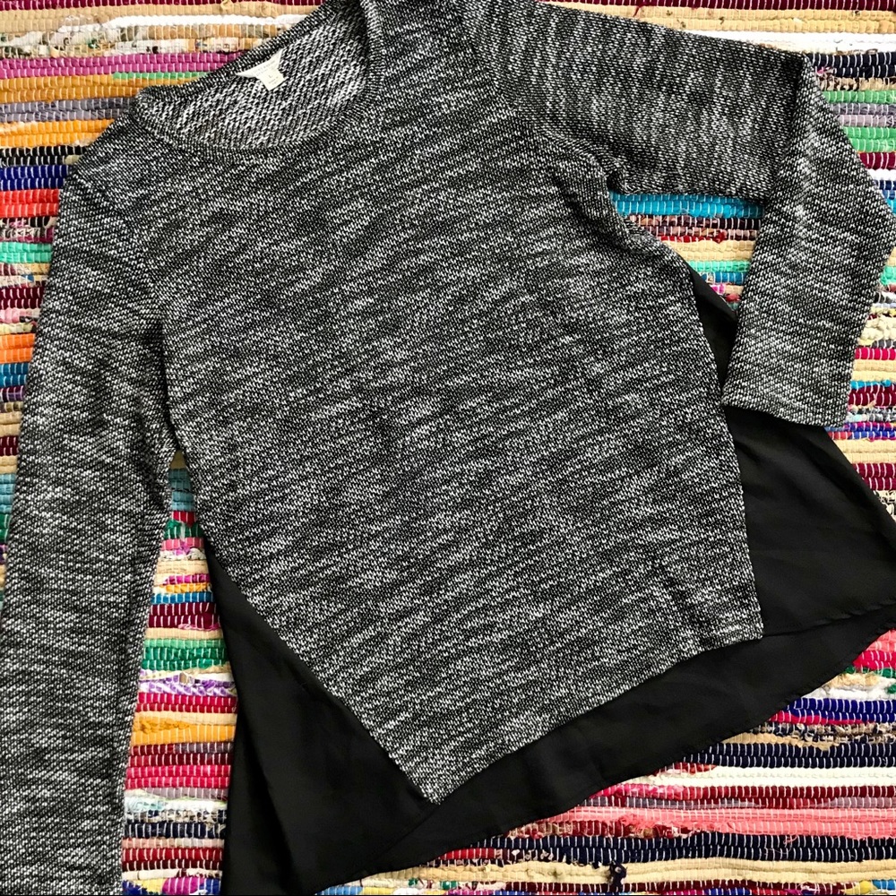 Lucky Brand ~ Mixed media sweater